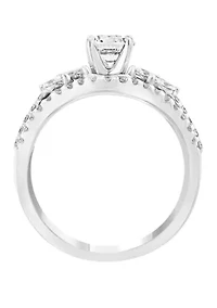 1.5 ct. t.w. Diamond Infinite Love 2 Piece Bridal Set in 14k White Gold