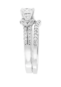 1.5 ct. t.w. Diamond Infinite Love 2 Piece Bridal Set in 14k White Gold