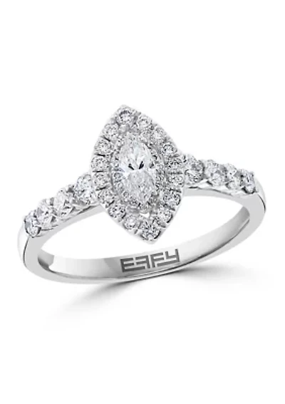 3/4 ct. t.w. Diamond Ring in 14K White Gold