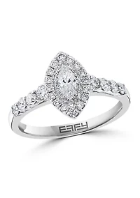 3/4 ct. t.w. Diamond Ring in 14K White Gold
