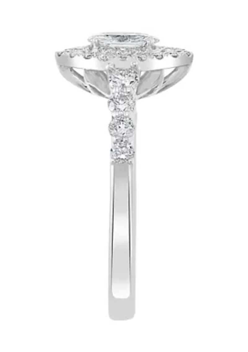 3/4 ct. t.w. Diamond Ring in 14K White Gold