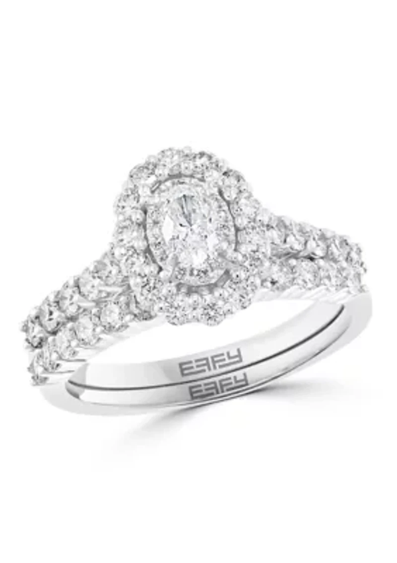 1.48 ct. t.w. Diamond Set Ring in 14K White Gold