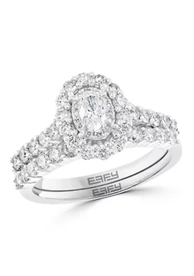 1.48 ct. t.w. Diamond Set Ring in 14K White Gold
