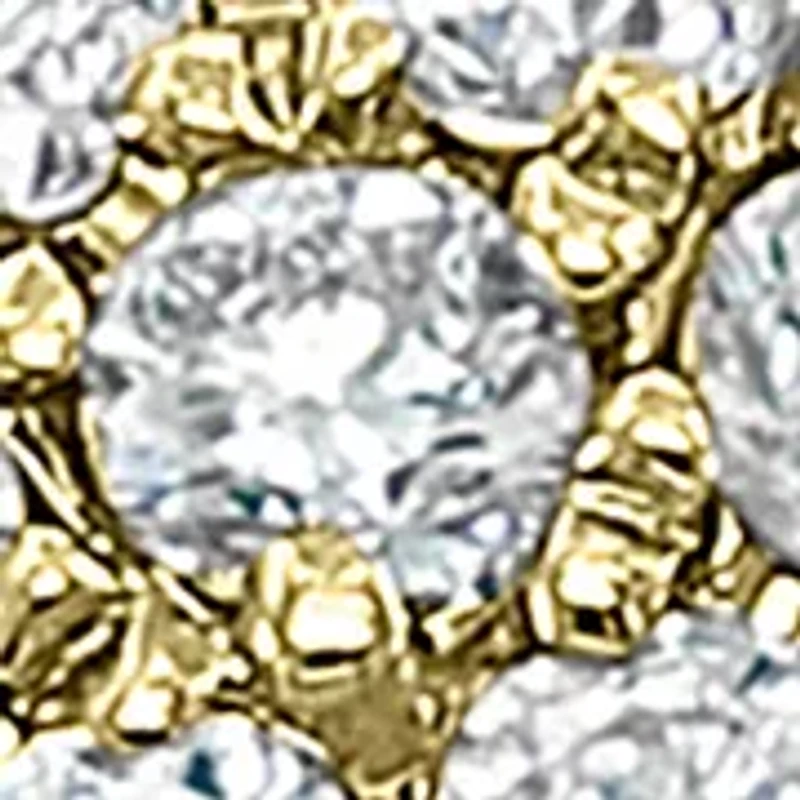 14K Yellow Gold Diamond Tsavorite Ring 