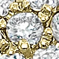 14K Yellow Gold Diamond Tsavorite Ring 