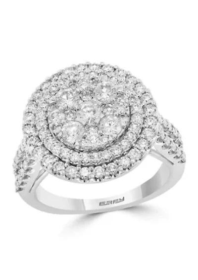 14K 1.93 ct. t.w. Cluster Diamond Ring