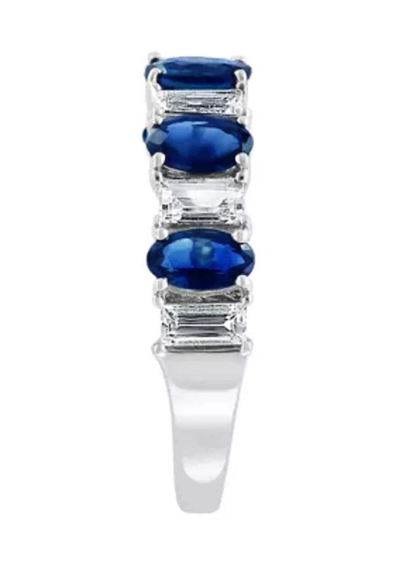 2.54 ct. t.w. Sapphire Ring in 14K White Gold 