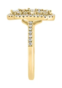 5/8 ct. t.w. Diamond Ring in 14K Yellow Gold