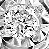1/2 ct. t.w. Miracle Set Diamond 3 Row Ring in 14K White Gold