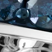 1.99 ct. t.w. Blue Diamond Ring in 10K White Gold