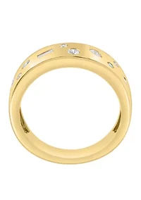  14K Yellow Gold Diamond Ring