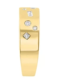  14K Yellow Gold Diamond Ring