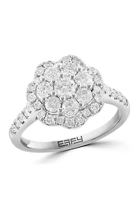 1.16 ct. t.w. Diamond Ring in 14K White Gold