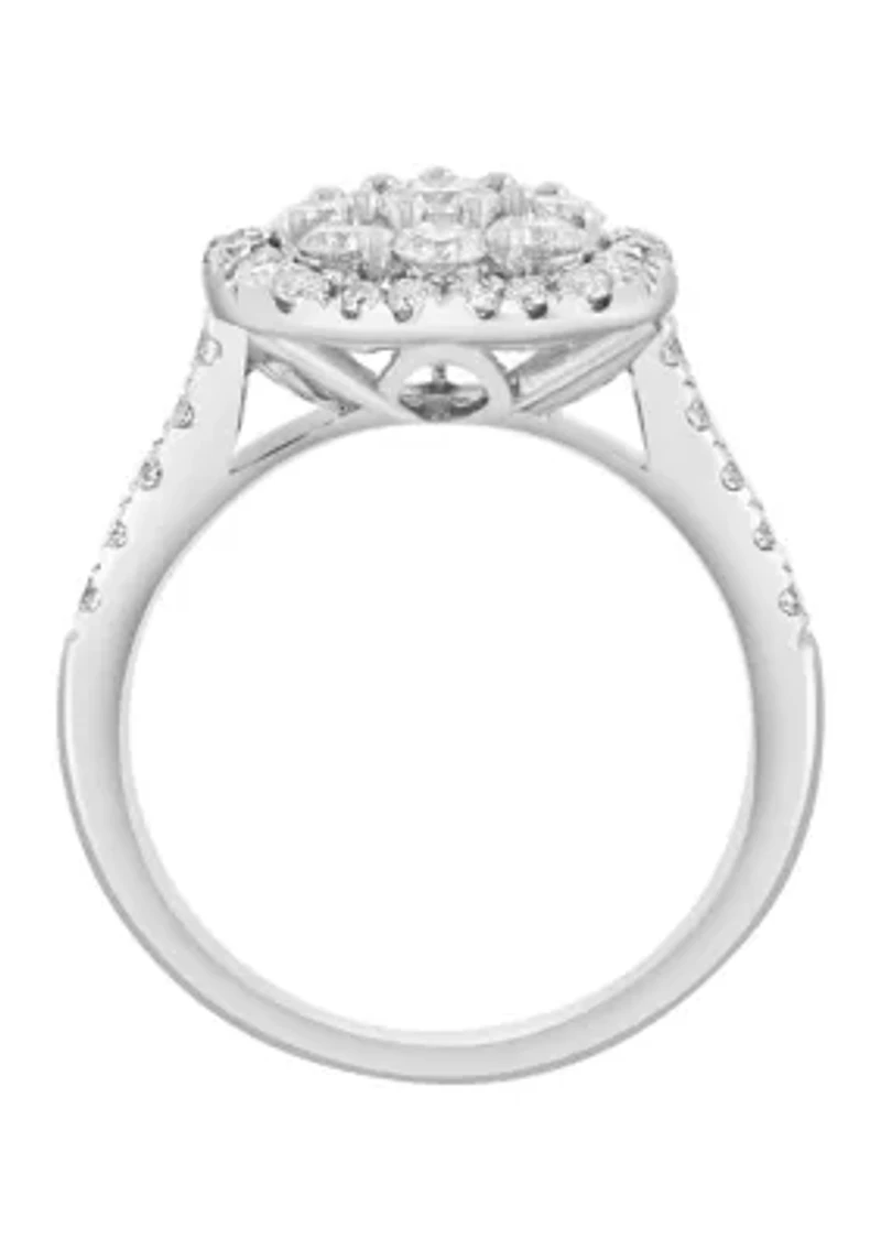 1.16 ct. t.w. Diamond Ring in 14K White Gold