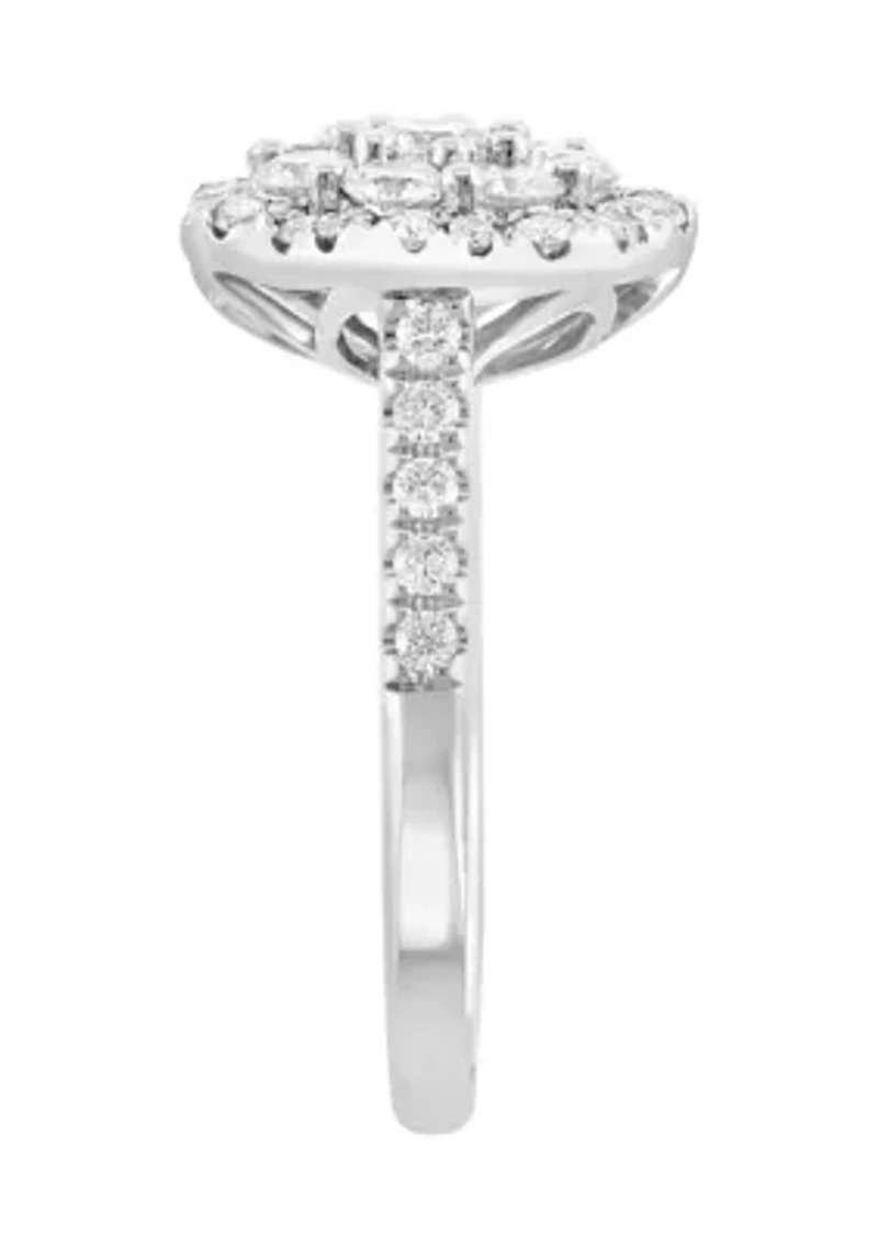 1.16 ct. t.w. Diamond Ring in 14K White Gold