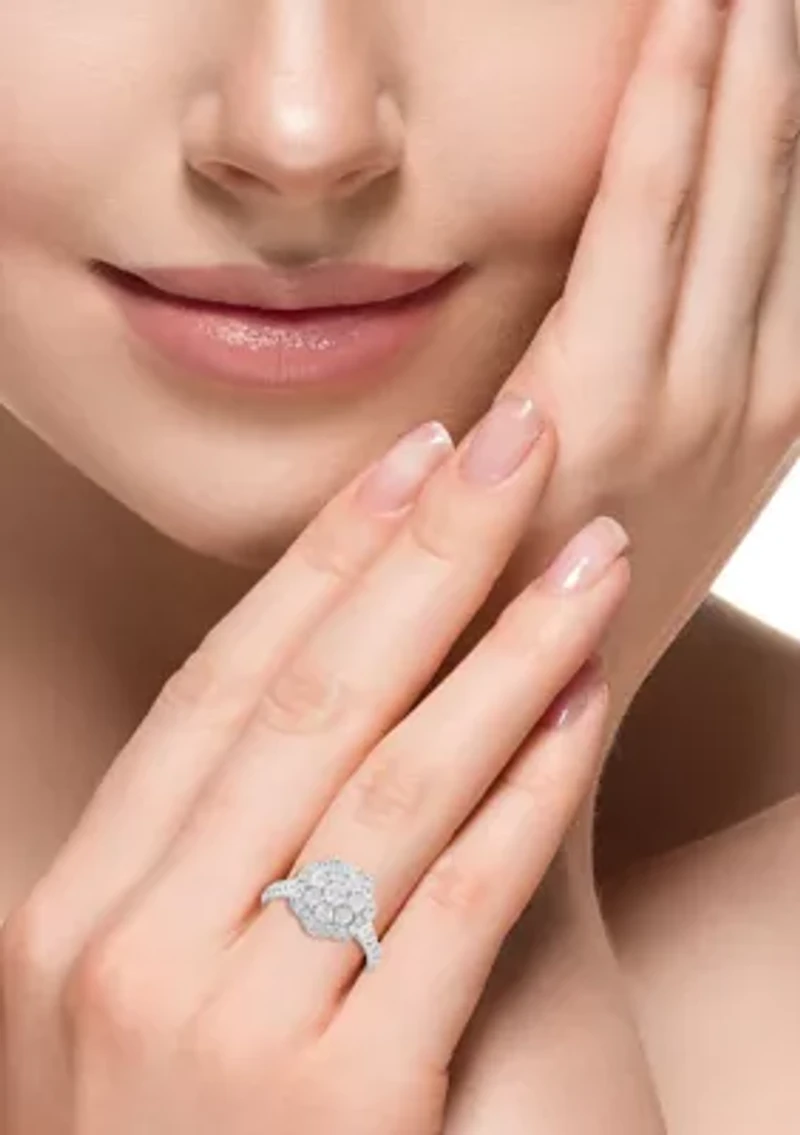 1.16 ct. t.w. Diamond Ring in 14K White Gold