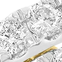 14K Yellow and White Gold Diamond Ring
