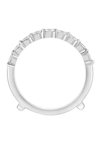 Diamond Ring Guard in 14K White Gold