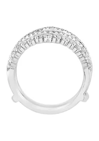 1 ct. t.w. Diamond Bridal Insert Ring in 14K White Gold