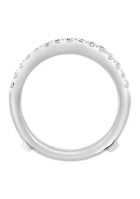 3/4 ct. t.w. Diamond Ring Guard in 14K White Gold