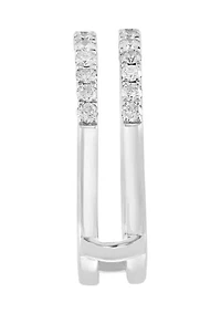 3/4 ct. t.w. Diamond Ring Guard in 14K White Gold