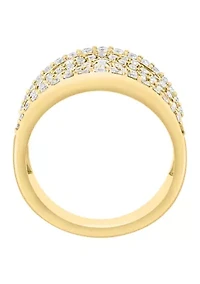  14K Yellow Gold Diamond Ring