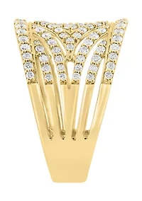  14K Yellow Gold Diamond Ring