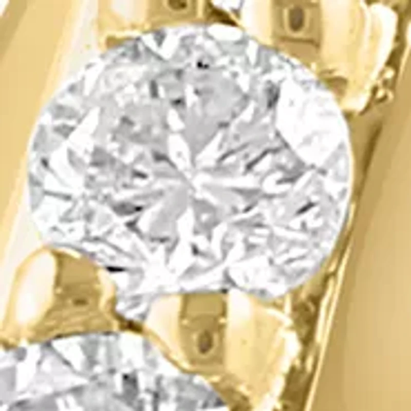  14K Yellow Gold Diamond Ring 