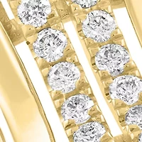 14K Yellow Gold Diamond Ring 