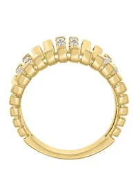 14K Yellow Gold Diamond Ring 