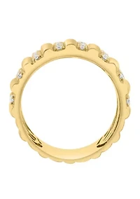   14K Yellow Gold Diamond Ring 