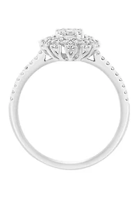 Diamond Ring in 14K White Gold 
