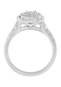 Diamond Ring in 14K White Gold