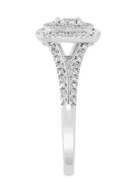 Diamond Ring in 14K White Gold