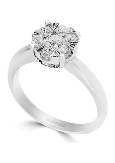 ct. t.w. Diamond Ring in 14K White Gold