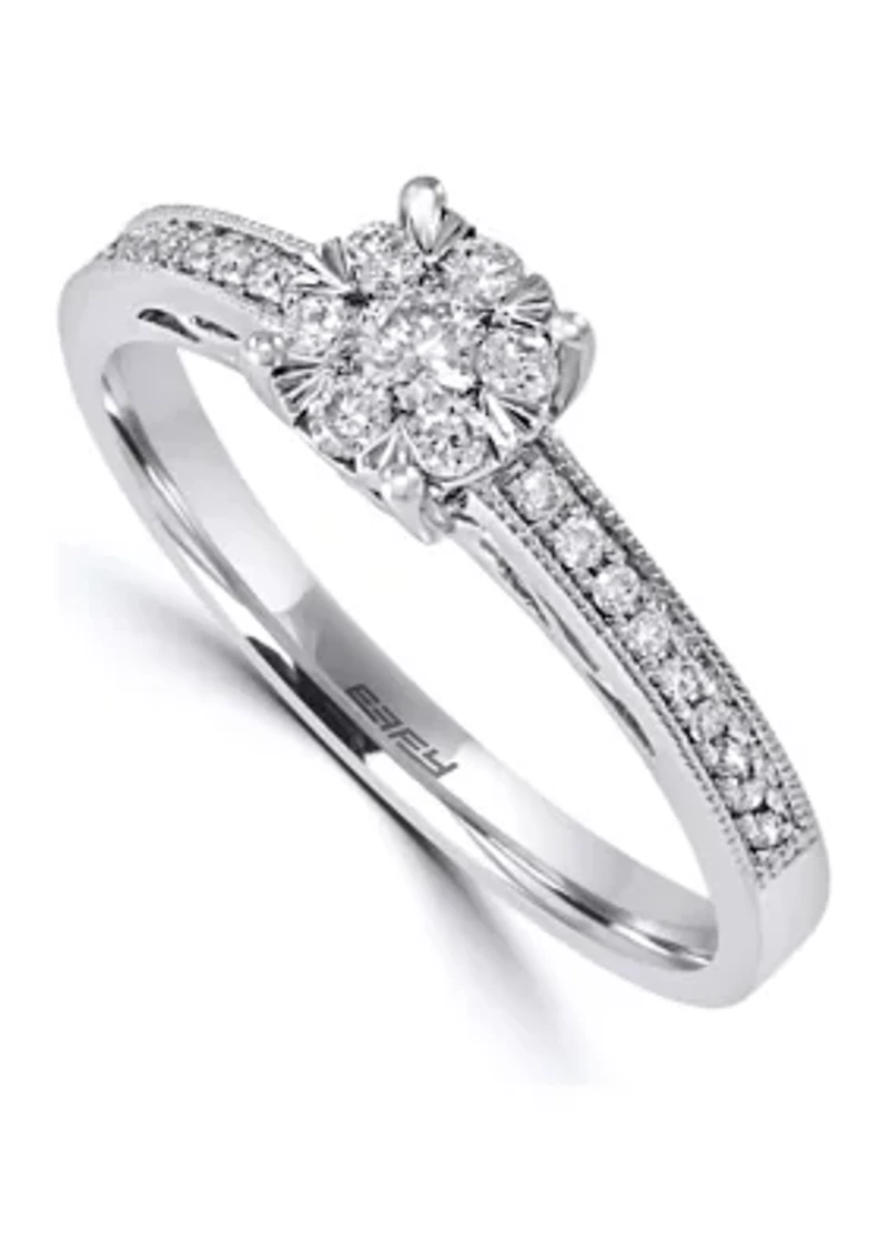 ct. t.w. Diamond Ring in 14k White Gold