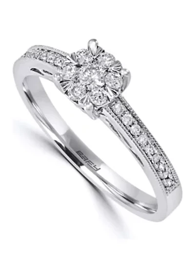 ct. t.w. Diamond Ring in 14k White Gold