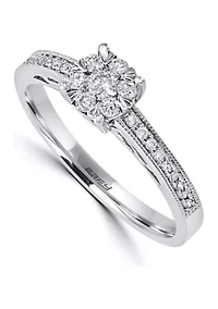 ct. t.w. Diamond Ring in 14k White Gold
