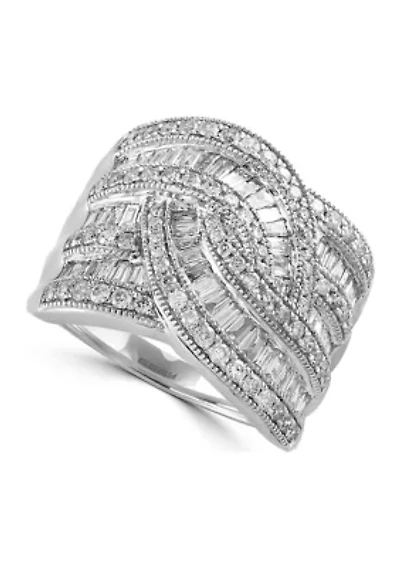 14K White Gold 1.47 ct. t.w. Diamond Ring 