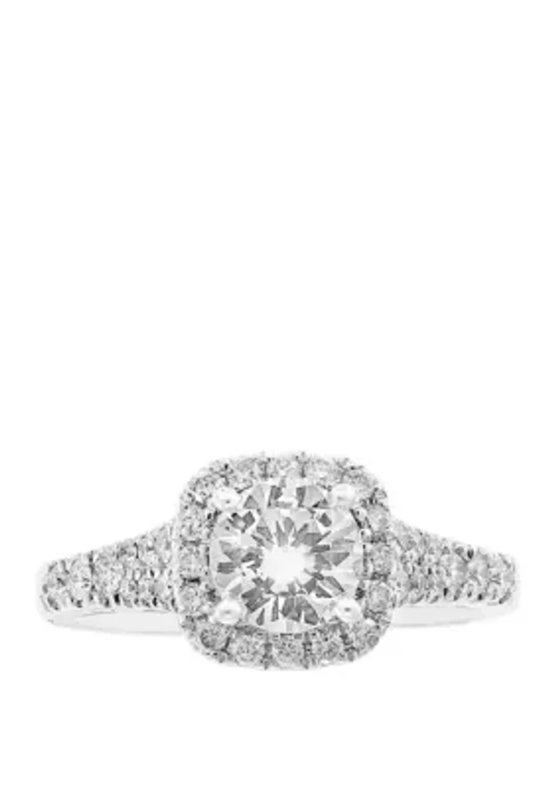 1.4 ct. t.w. Diamond Infinite Love Engagement Ring 14k White Gold