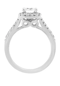 1.4 ct. t.w. Diamond Infinite Love Engagement Ring 14k White Gold