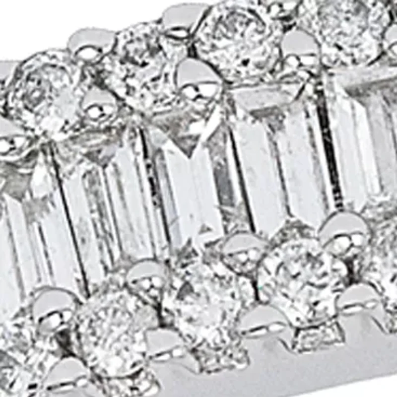 1/2 ct. t.w. Baguette Diamond Ring in 14K White Gold