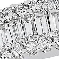 1/2 ct. t.w. Baguette Diamond Ring in 14K White Gold