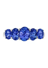 2.15 ct. t.w. Tanzanite Ring in Sterling Silver