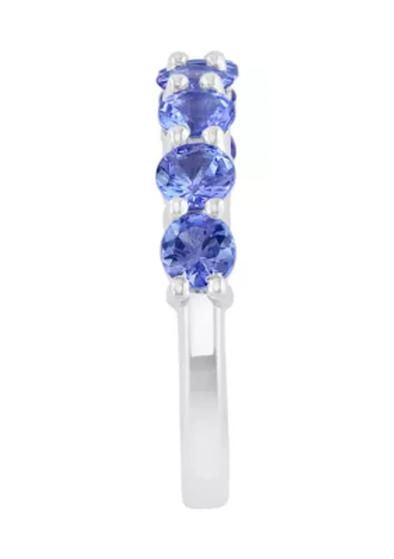 Tanzanite Ring in Sterling Silver