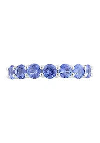 Tanzanite Ring in Sterling Silver