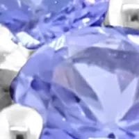 Tanzanite Cluster Ring in Sterling Silver