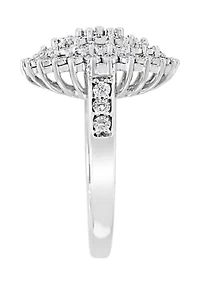 1/4 ct. t.w. Diamond Miracle Set Ring in Sterling Silver