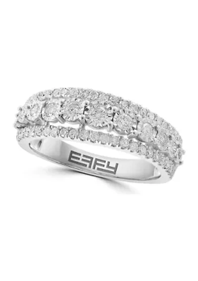 5/8 ct. t.w. Diamond Ring in Sterling Silver