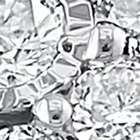 5/8 ct. t.w. Diamond Miracle Set Cluster Ring in Sterling Silver